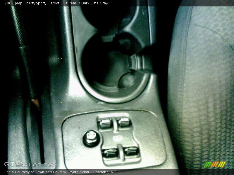 Patriot Blue Pearl / Dark Slate Gray 2003 Jeep Liberty Sport