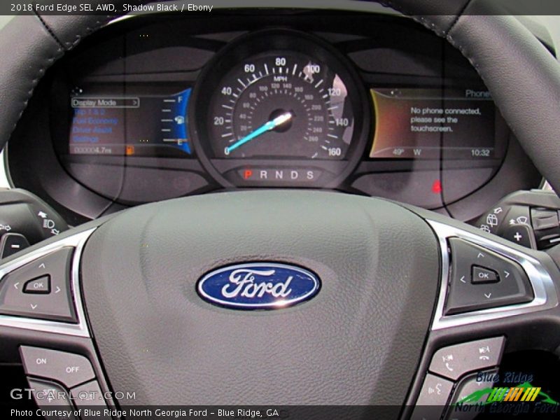 Shadow Black / Ebony 2018 Ford Edge SEL AWD