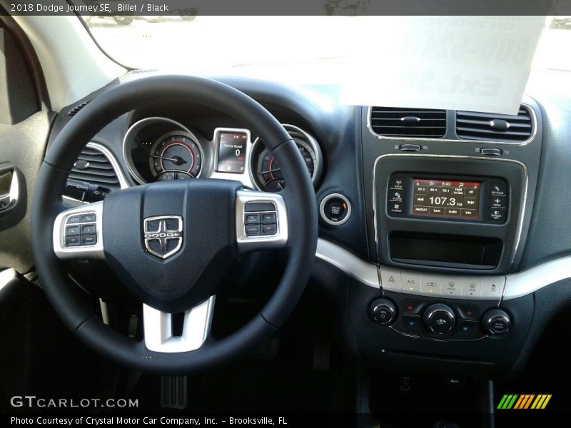 Billet / Black 2018 Dodge Journey SE