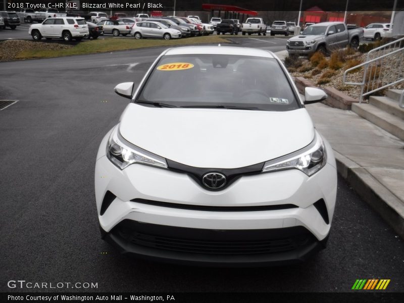 Blizzard White Pearl / Black 2018 Toyota C-HR XLE