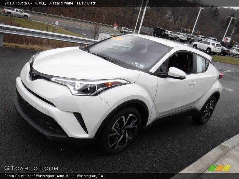 Blizzard White Pearl / Black 2018 Toyota C-HR XLE