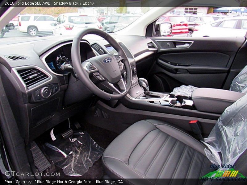 Shadow Black / Ebony 2018 Ford Edge SEL AWD
