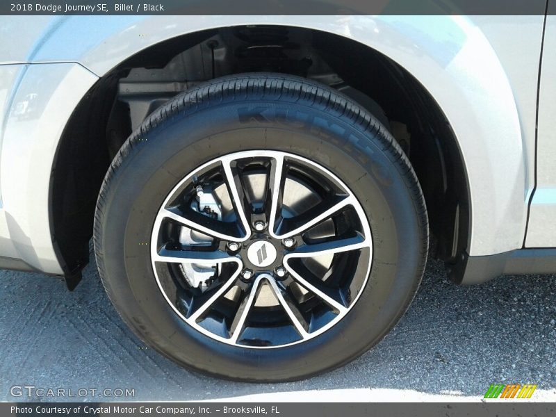 Billet / Black 2018 Dodge Journey SE