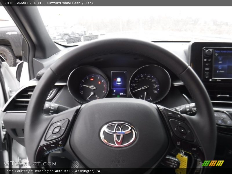 Blizzard White Pearl / Black 2018 Toyota C-HR XLE