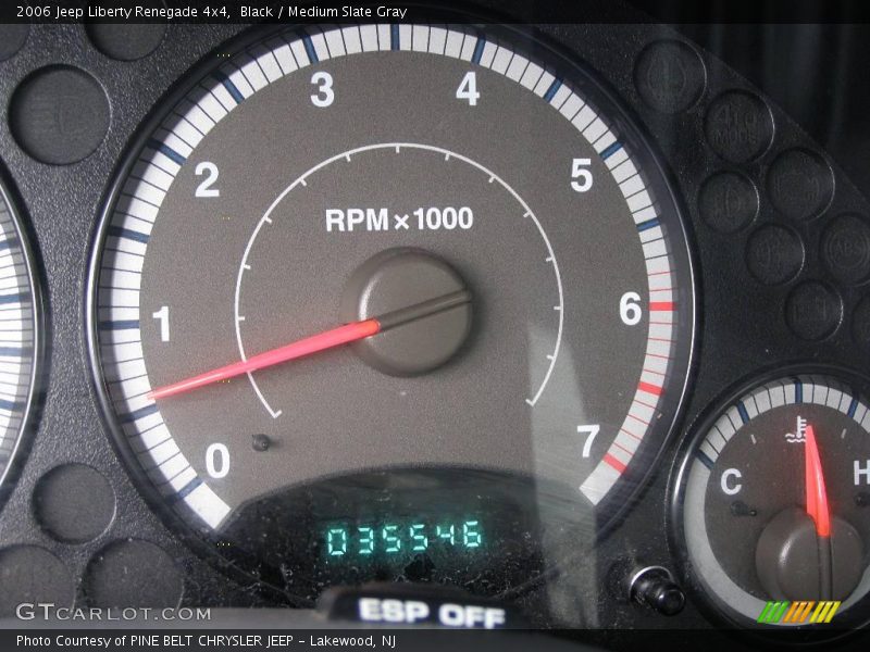 Black / Medium Slate Gray 2006 Jeep Liberty Renegade 4x4