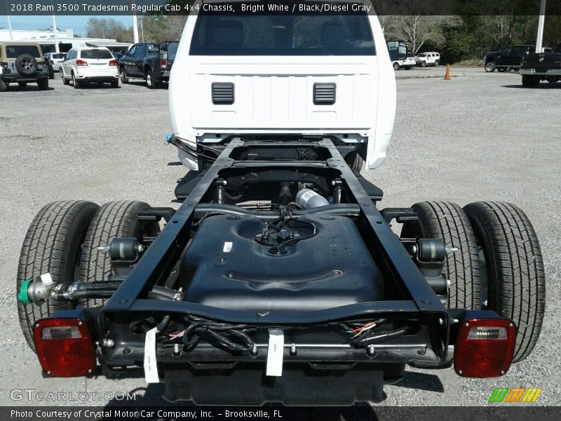 Bright White / Black/Diesel Gray 2018 Ram 3500 Tradesman Regular Cab 4x4 Chassis