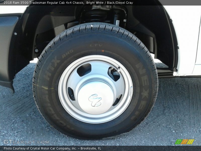 Bright White / Black/Diesel Gray 2018 Ram 3500 Tradesman Regular Cab 4x4 Chassis