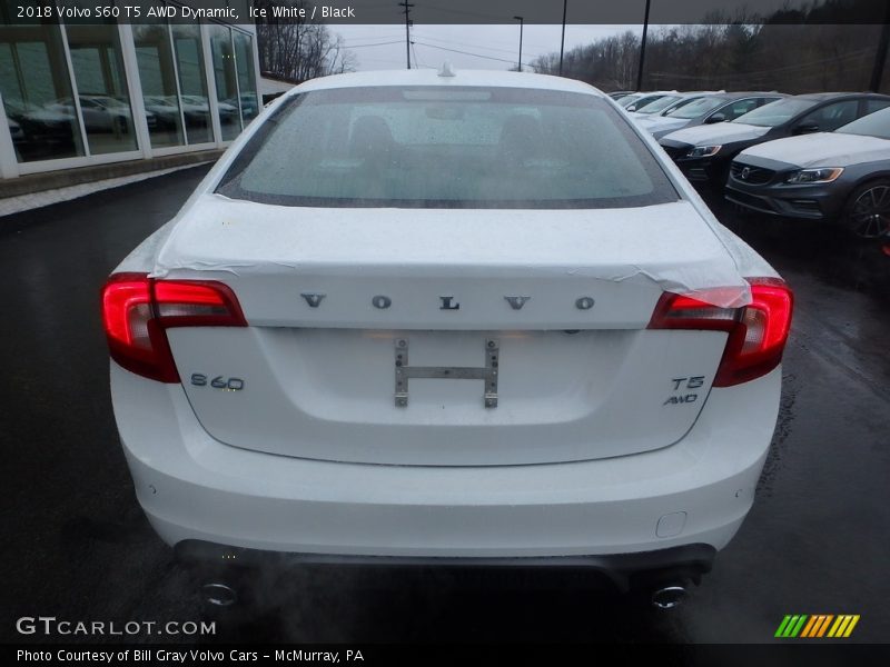 Ice White / Black 2018 Volvo S60 T5 AWD Dynamic