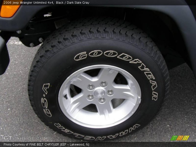 Black / Dark Slate Gray 2006 Jeep Wrangler Unlimited 4x4