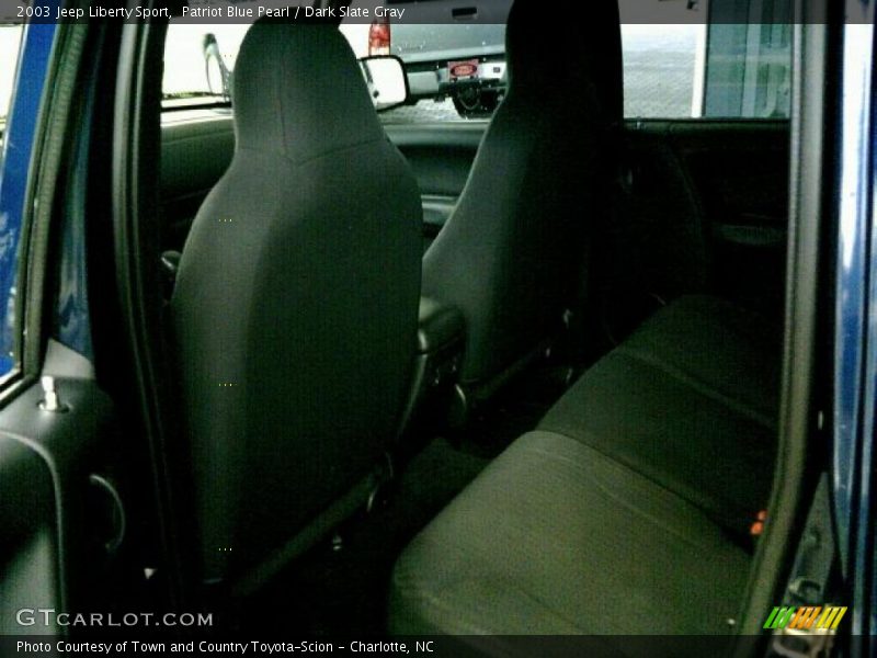 Patriot Blue Pearl / Dark Slate Gray 2003 Jeep Liberty Sport