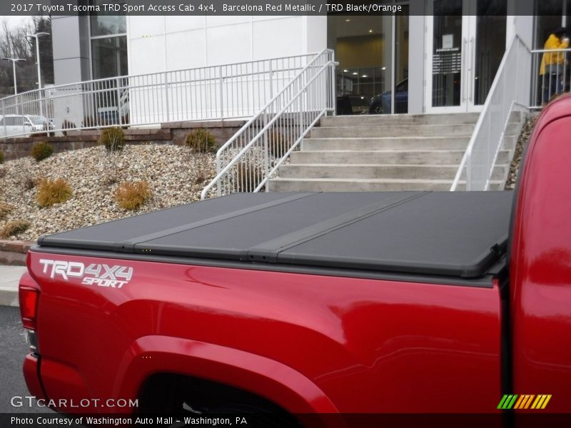 Barcelona Red Metallic / TRD Black/Orange 2017 Toyota Tacoma TRD Sport Access Cab 4x4