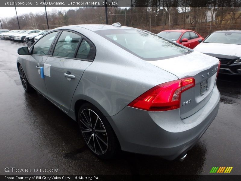 Electric Silver Metallic / Black 2018 Volvo S60 T5 AWD Dynamic