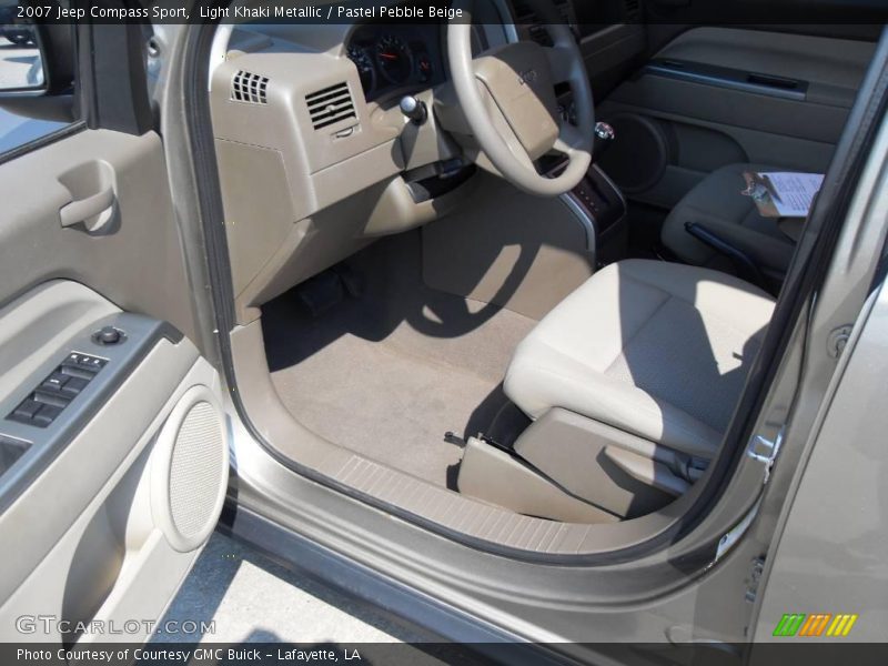 Light Khaki Metallic / Pastel Pebble Beige 2007 Jeep Compass Sport