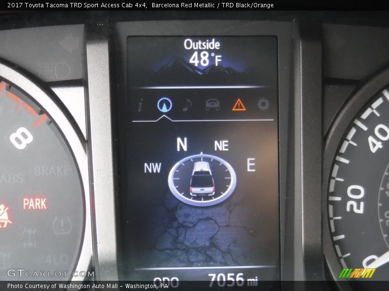 Barcelona Red Metallic / TRD Black/Orange 2017 Toyota Tacoma TRD Sport Access Cab 4x4