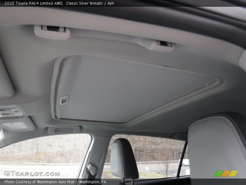 Classic Silver Metallic / Ash 2015 Toyota RAV4 Limited AWD