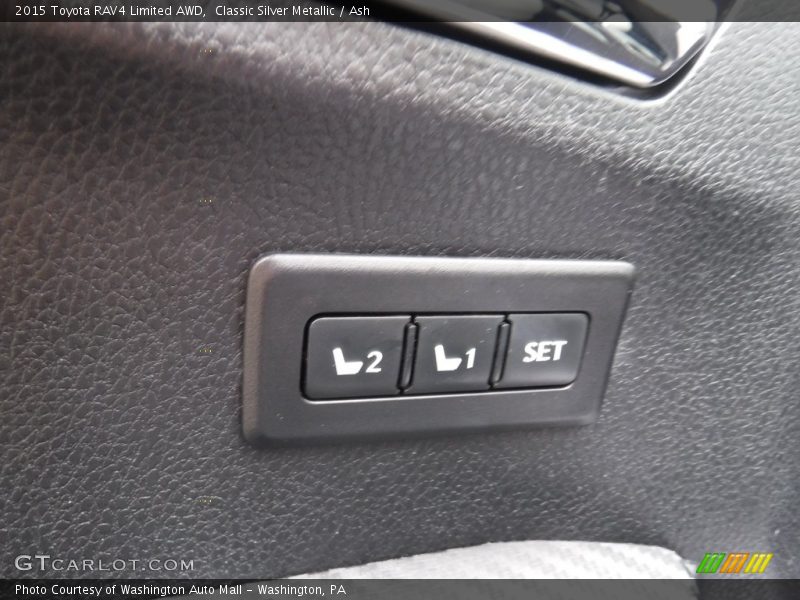 Classic Silver Metallic / Ash 2015 Toyota RAV4 Limited AWD