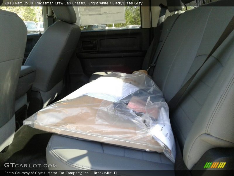 Bright White / Black/Diesel Gray 2018 Ram 3500 Tradesman Crew Cab Chassis