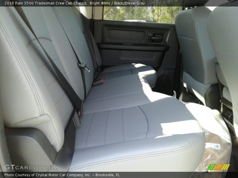 Bright White / Black/Diesel Gray 2018 Ram 3500 Tradesman Crew Cab Chassis