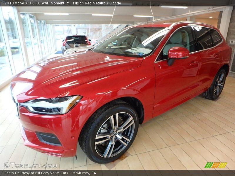  2018 XC60 T6 AWD Momentum Fusion Red Metallic