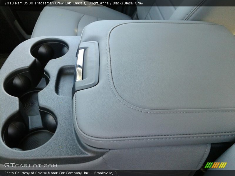 Bright White / Black/Diesel Gray 2018 Ram 3500 Tradesman Crew Cab Chassis