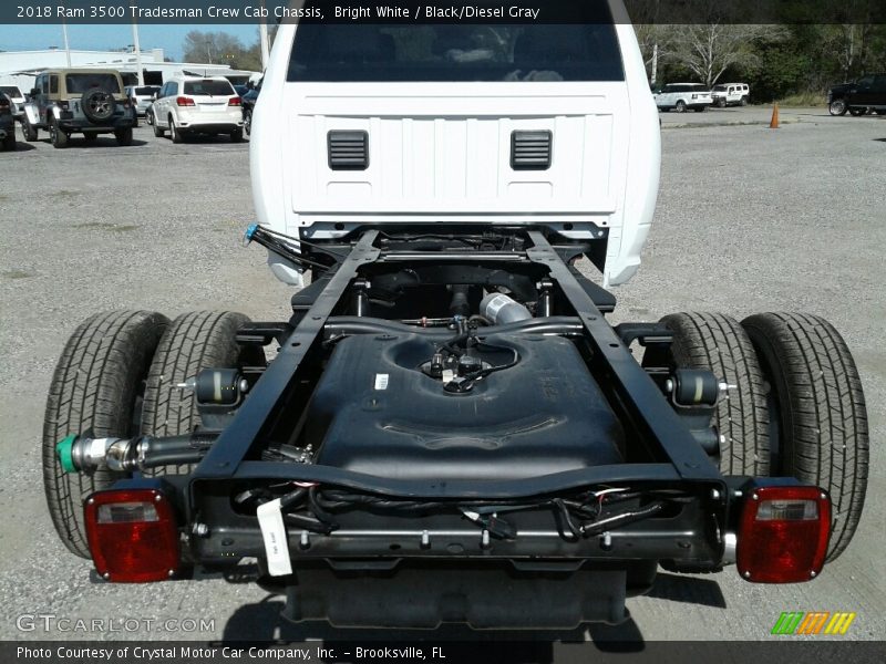 Bright White / Black/Diesel Gray 2018 Ram 3500 Tradesman Crew Cab Chassis