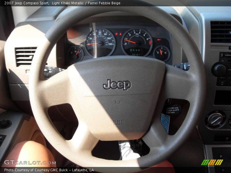 Light Khaki Metallic / Pastel Pebble Beige 2007 Jeep Compass Sport