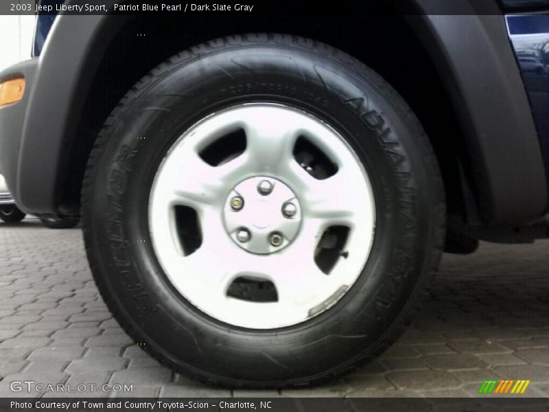 Patriot Blue Pearl / Dark Slate Gray 2003 Jeep Liberty Sport