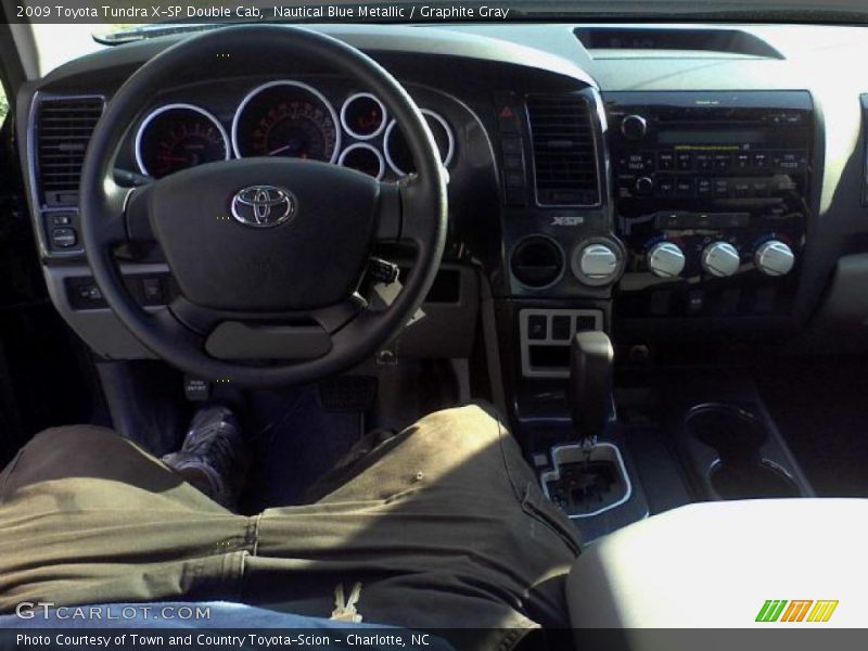 Nautical Blue Metallic / Graphite Gray 2009 Toyota Tundra X-SP Double Cab