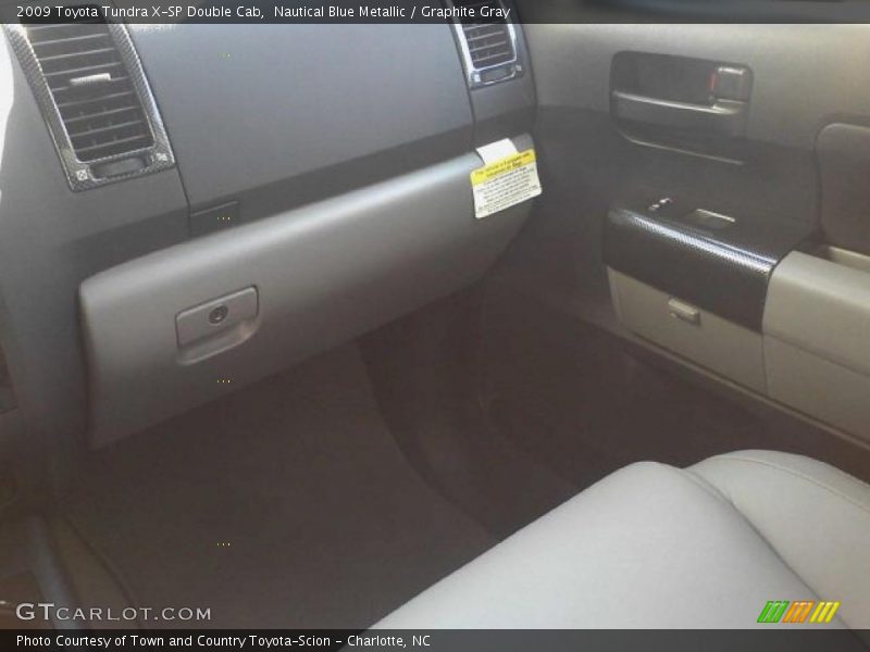 Nautical Blue Metallic / Graphite Gray 2009 Toyota Tundra X-SP Double Cab