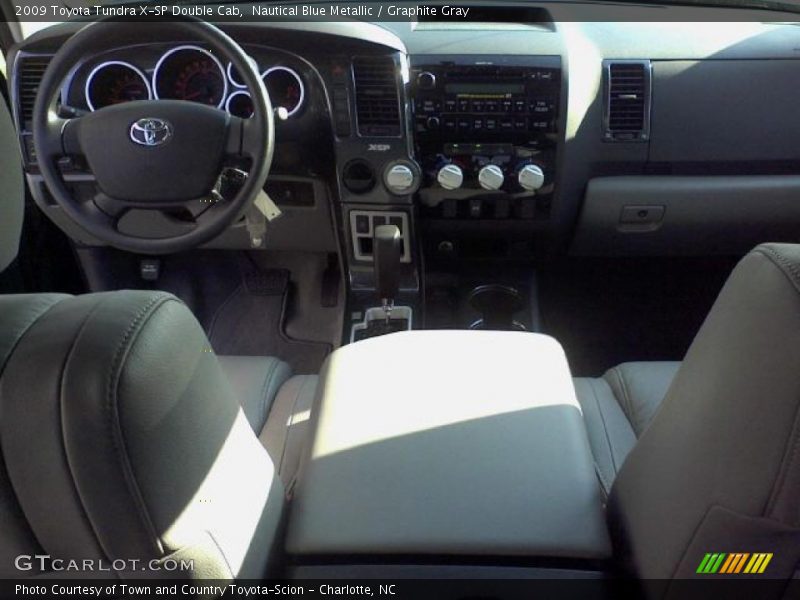 Nautical Blue Metallic / Graphite Gray 2009 Toyota Tundra X-SP Double Cab