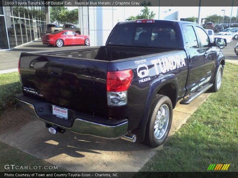 Nautical Blue Metallic / Graphite Gray 2009 Toyota Tundra X-SP Double Cab