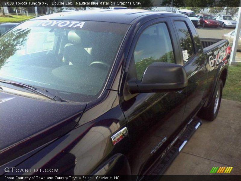 Nautical Blue Metallic / Graphite Gray 2009 Toyota Tundra X-SP Double Cab