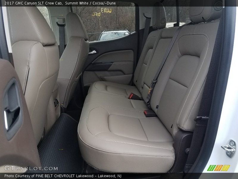Summit White / Cocoa/­Dune 2017 GMC Canyon SLT Crew Cab