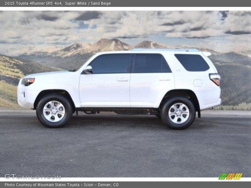 Super White / Sand Beige 2015 Toyota 4Runner SR5 4x4