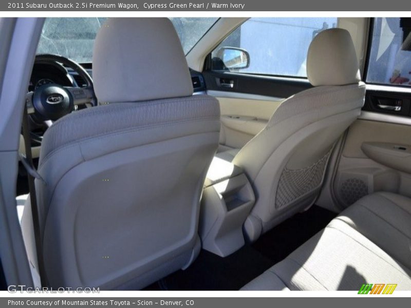 Cypress Green Pearl / Warm Ivory 2011 Subaru Outback 2.5i Premium Wagon