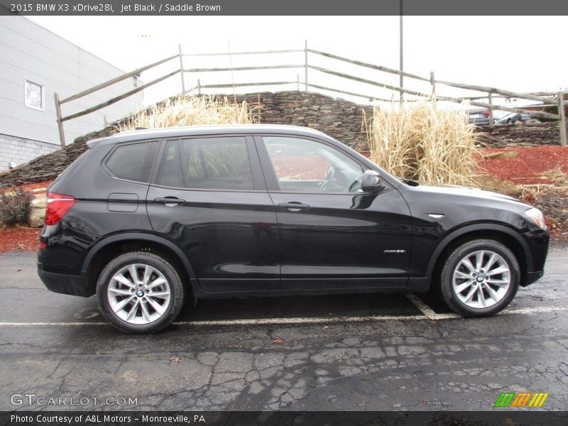 Jet Black / Saddle Brown 2015 BMW X3 xDrive28i