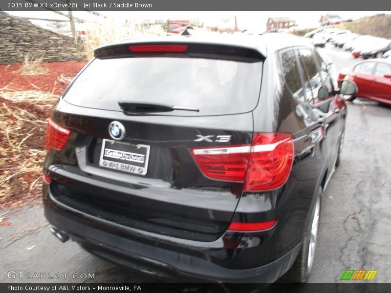 Jet Black / Saddle Brown 2015 BMW X3 xDrive28i