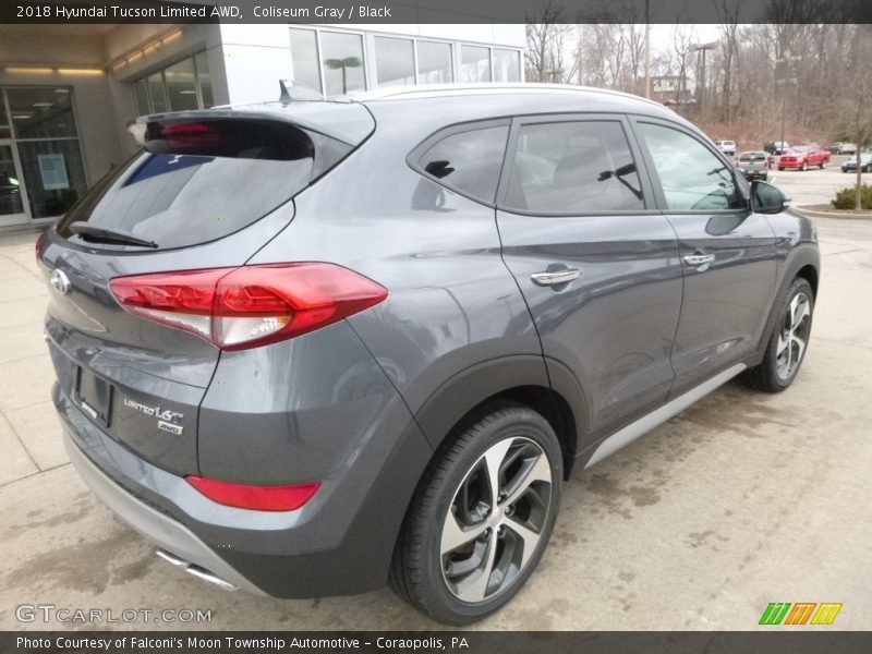 Coliseum Gray / Black 2018 Hyundai Tucson Limited AWD