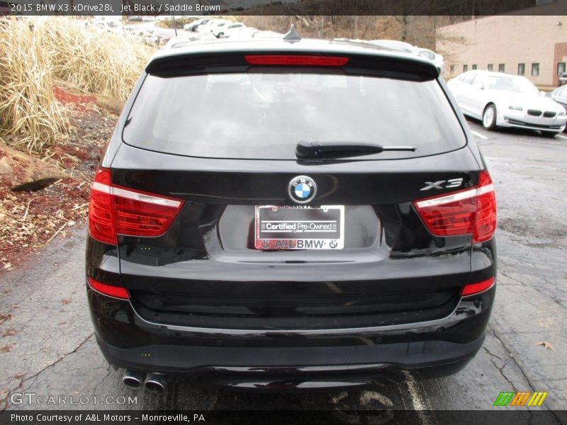 Jet Black / Saddle Brown 2015 BMW X3 xDrive28i