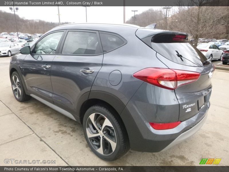 Coliseum Gray / Black 2018 Hyundai Tucson Limited AWD