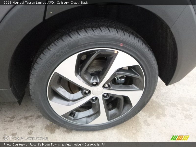 Coliseum Gray / Black 2018 Hyundai Tucson Limited AWD
