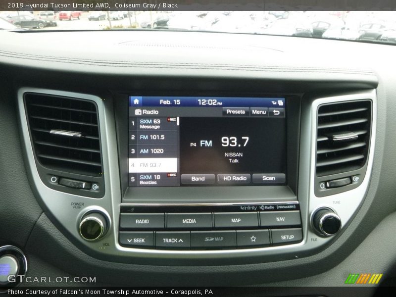 Coliseum Gray / Black 2018 Hyundai Tucson Limited AWD