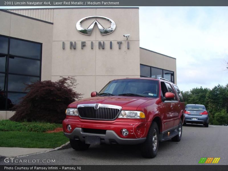 Laser Red Metallic / Medium Parchment 2001 Lincoln Navigator 4x4