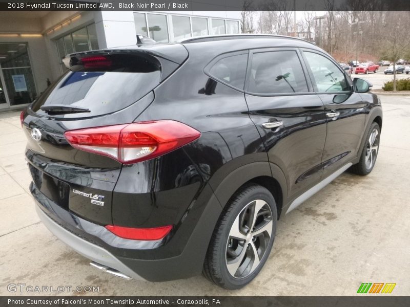 Black Noir Pearl / Black 2018 Hyundai Tucson Limited AWD