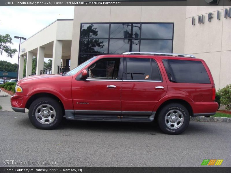 Laser Red Metallic / Medium Parchment 2001 Lincoln Navigator 4x4