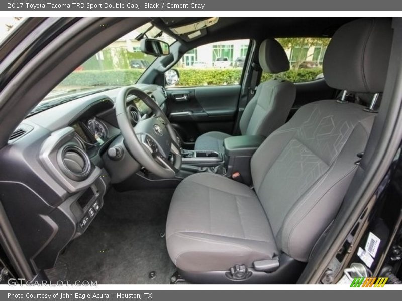 Front Seat of 2017 Tacoma TRD Sport Double Cab