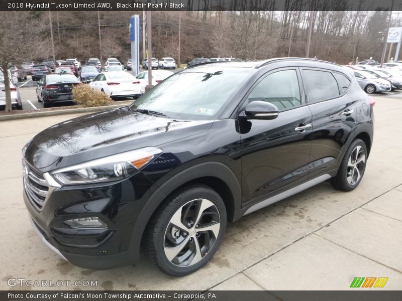 Black Noir Pearl / Black 2018 Hyundai Tucson Limited AWD