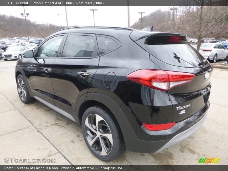 Black Noir Pearl / Black 2018 Hyundai Tucson Limited AWD