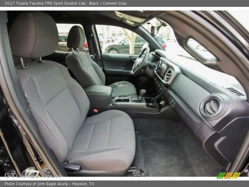 Front Seat of 2017 Tacoma TRD Sport Double Cab