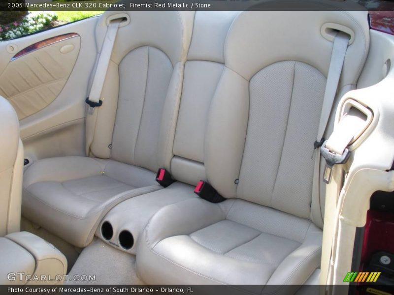 Firemist Red Metallic / Stone 2005 Mercedes-Benz CLK 320 Cabriolet
